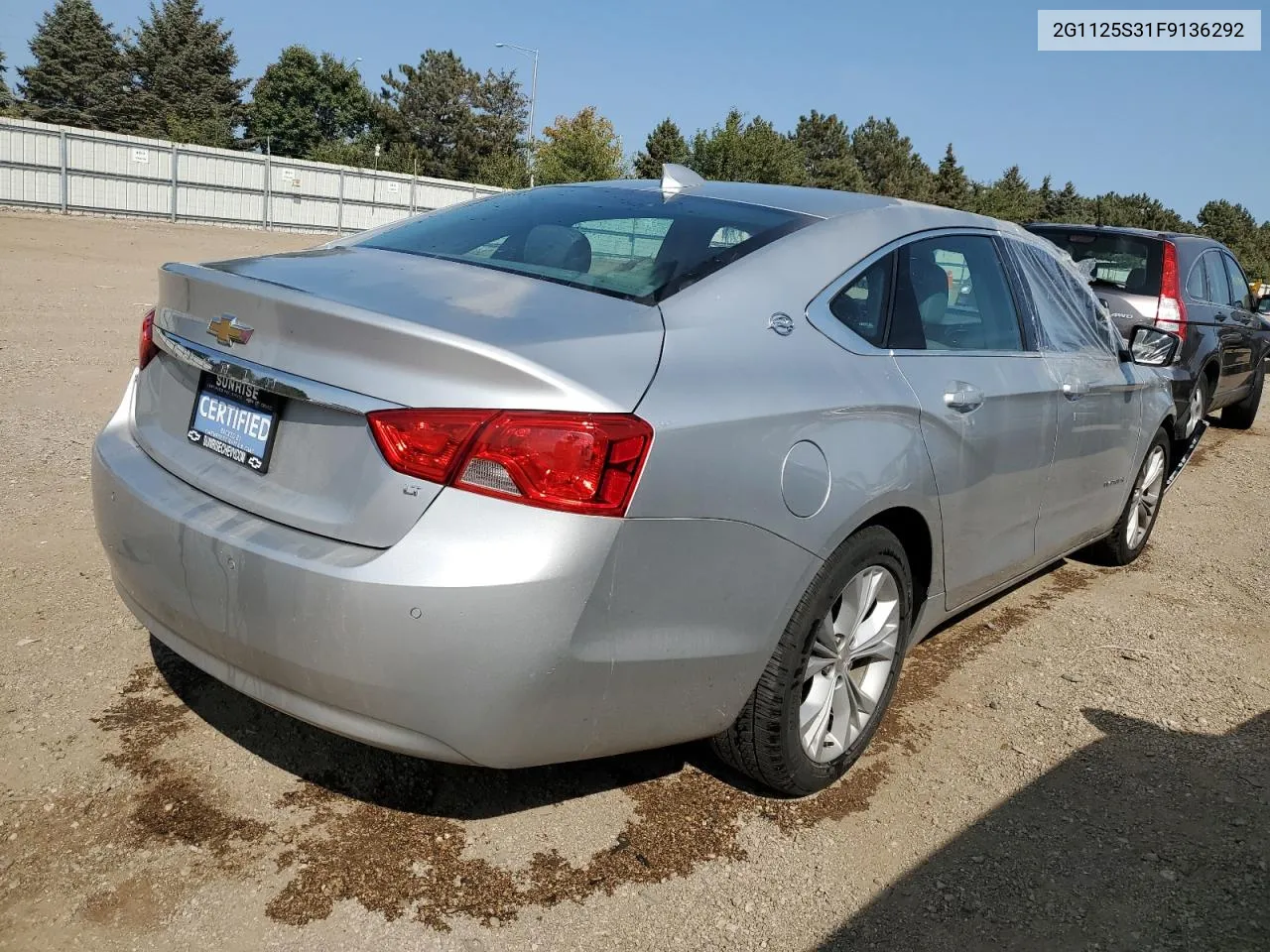 2015 Chevrolet Impala Lt VIN: 2G1125S31F9136292 Lot: 71021114