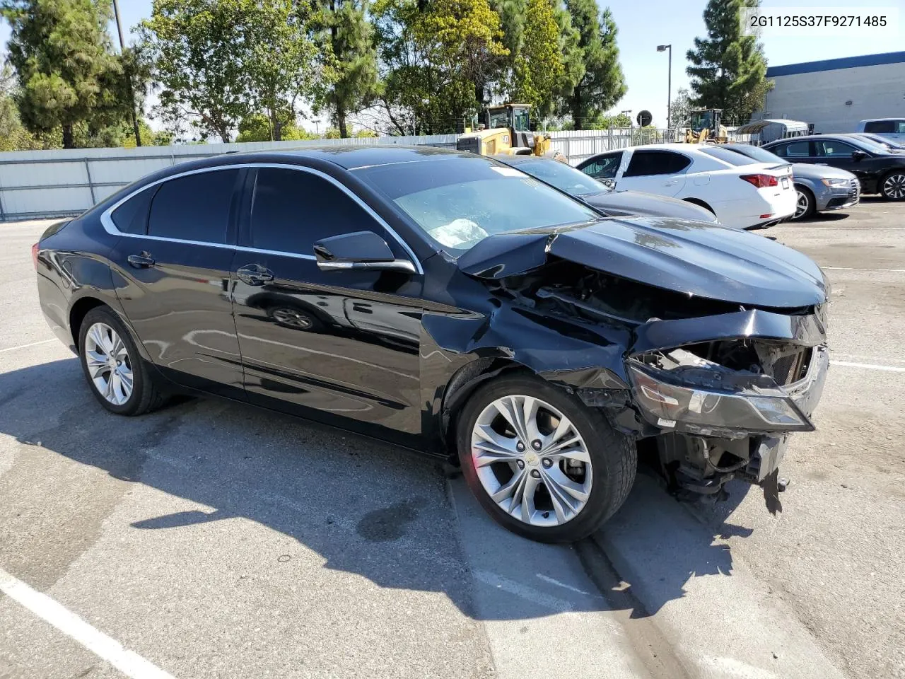 2015 Chevrolet Impala Lt VIN: 2G1125S37F9271485 Lot: 71071654