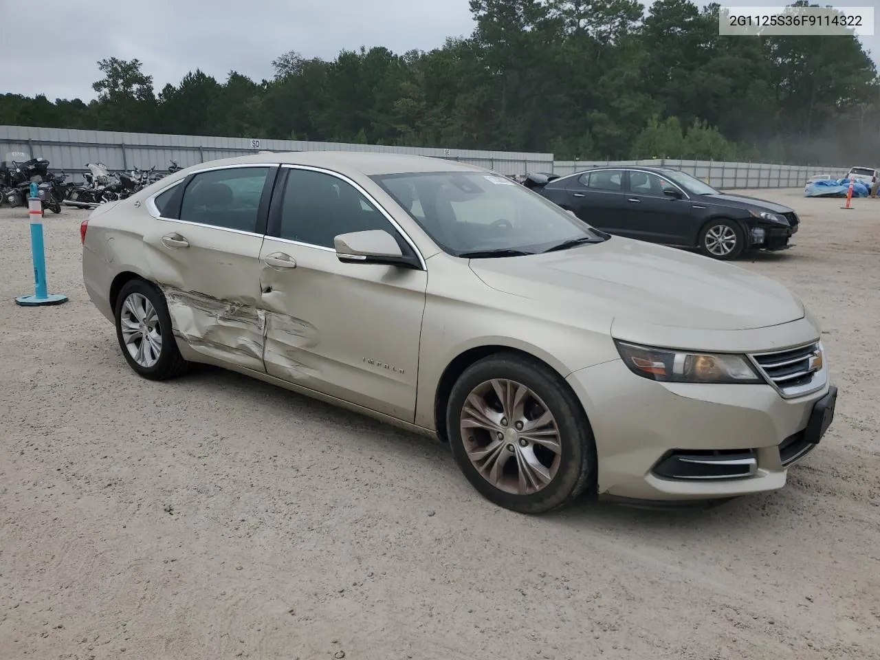 2015 Chevrolet Impala Lt VIN: 2G1125S36F9114322 Lot: 71230874