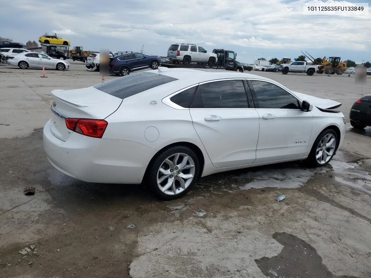 2015 Chevrolet Impala Lt VIN: 1G1125S35FU133849 Lot: 72057064