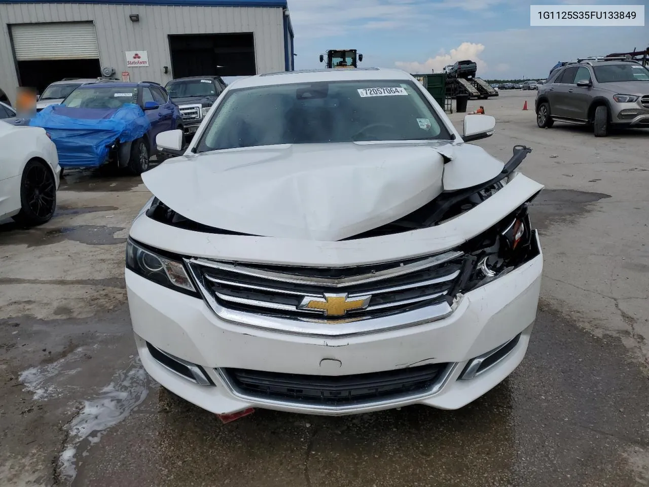 2015 Chevrolet Impala Lt VIN: 1G1125S35FU133849 Lot: 72057064