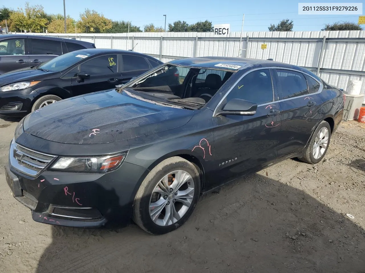 2015 Chevrolet Impala Lt VIN: 2G1125S31F9279226 Lot: 72193404