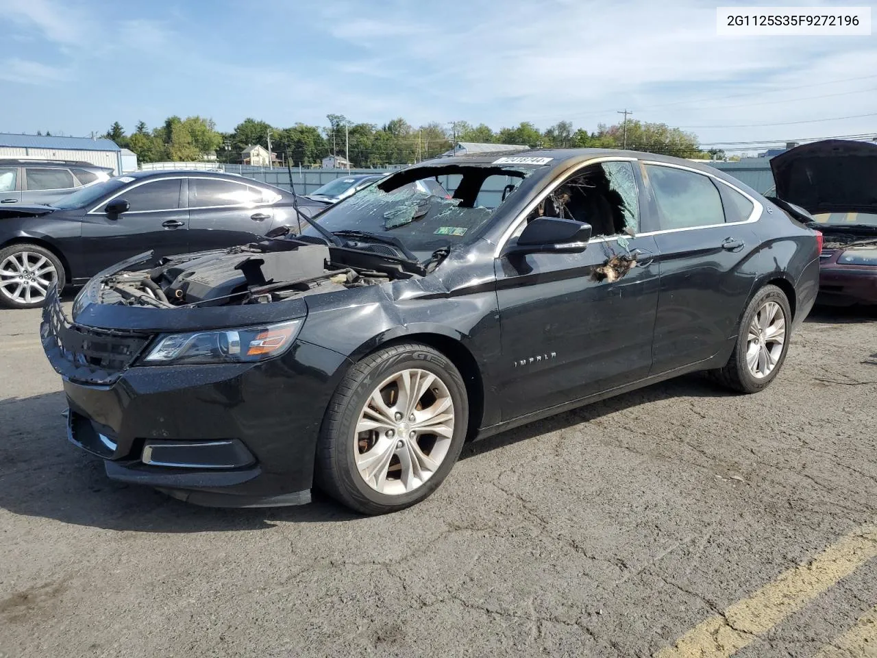 2015 Chevrolet Impala Lt VIN: 2G1125S35F9272196 Lot: 72418744