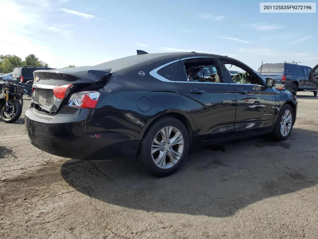 2015 Chevrolet Impala Lt VIN: 2G1125S35F9272196 Lot: 72418744