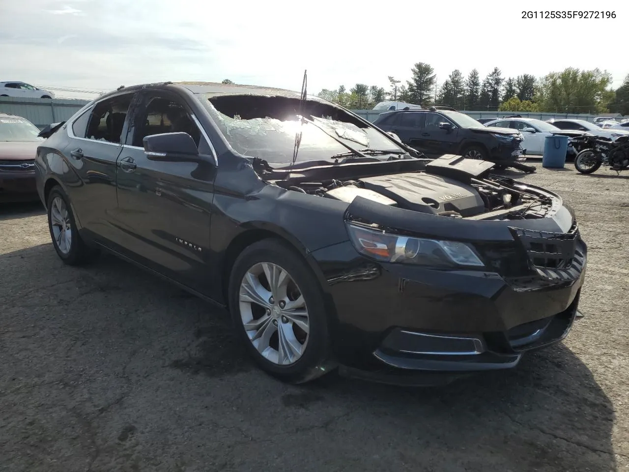 2015 Chevrolet Impala Lt VIN: 2G1125S35F9272196 Lot: 72418744