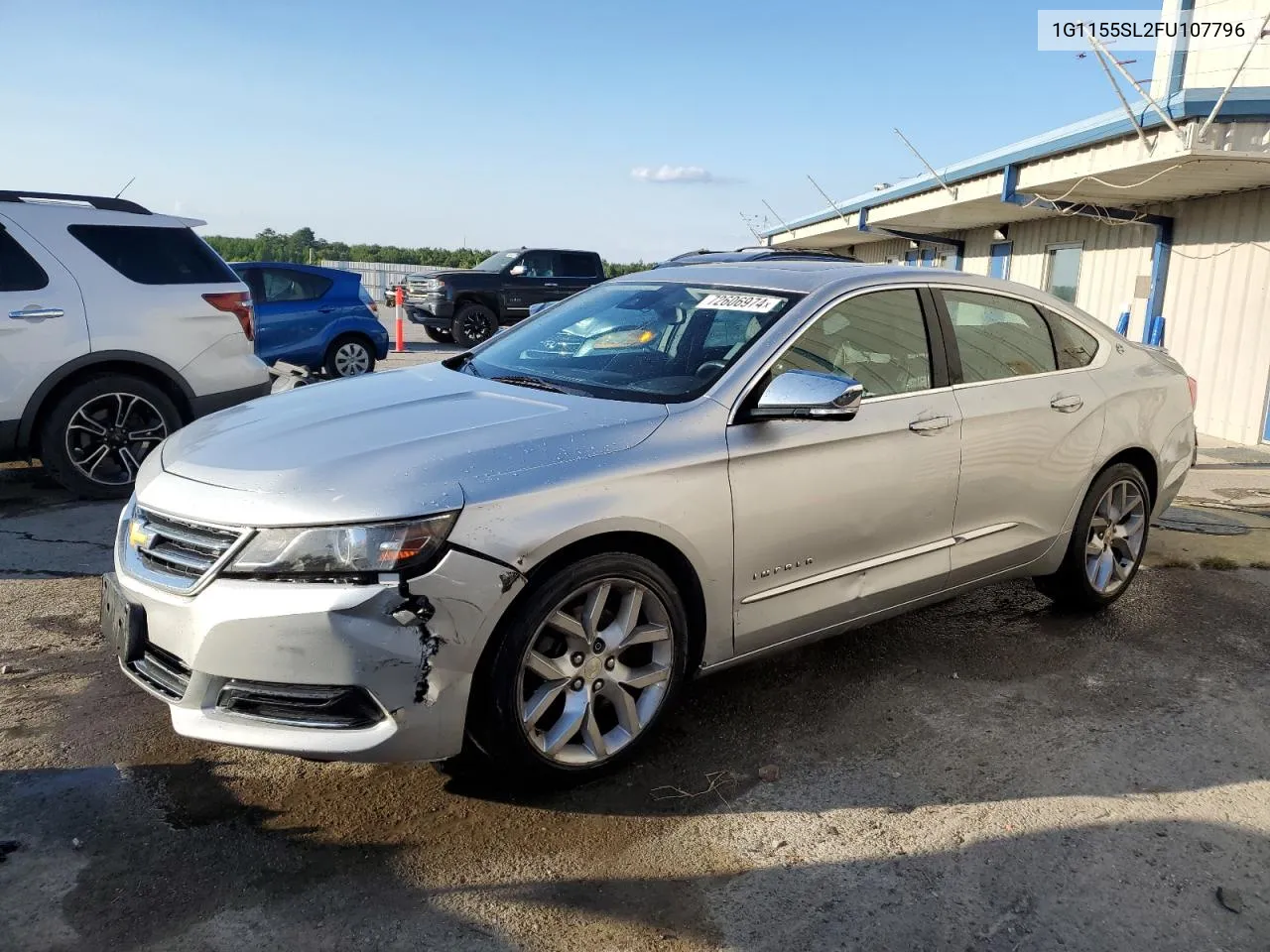 2015 Chevrolet Impala Ltz VIN: 1G1155SL2FU107796 Lot: 72606974