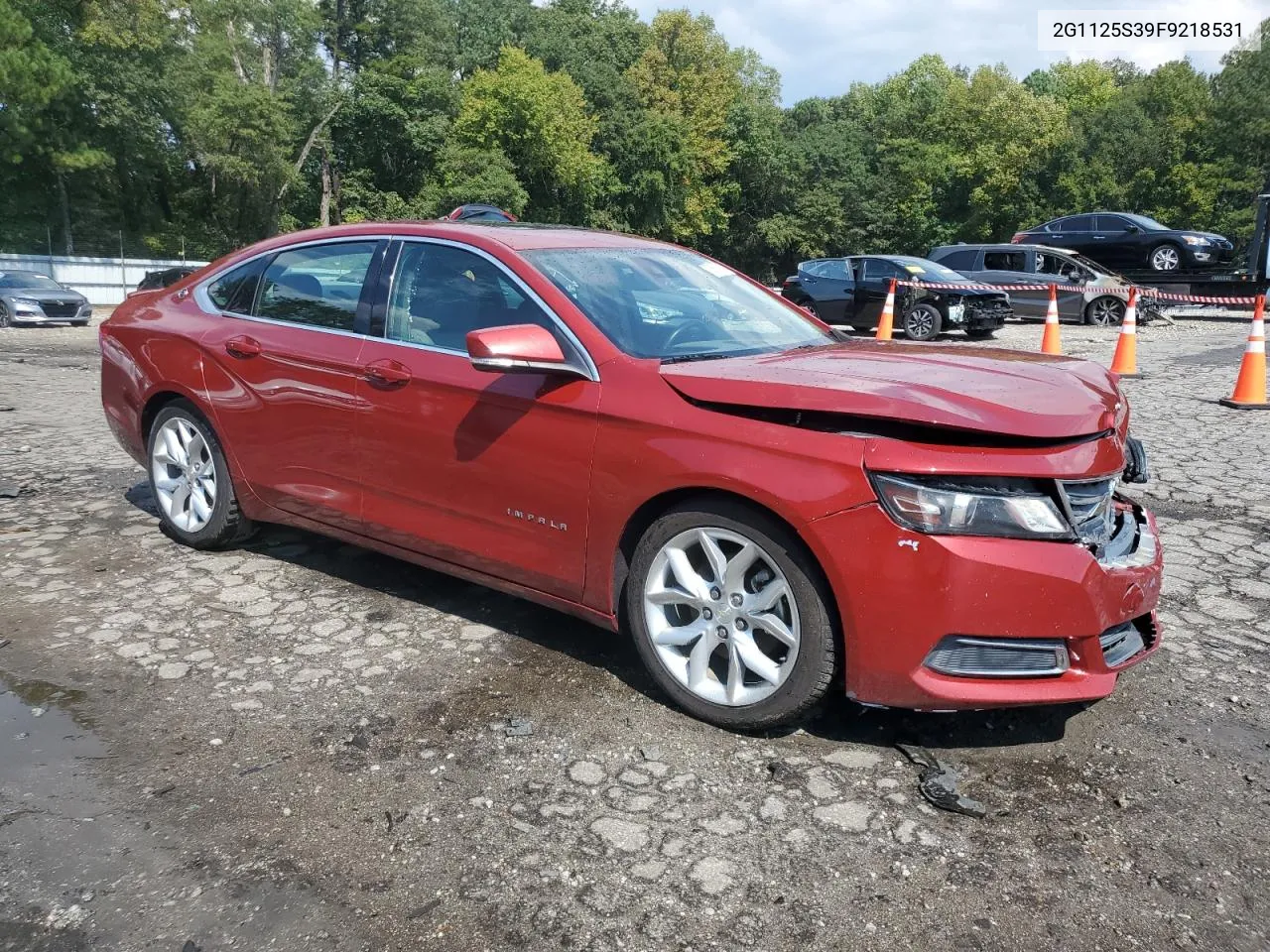 2015 Chevrolet Impala Lt VIN: 2G1125S39F9218531 Lot: 72658354