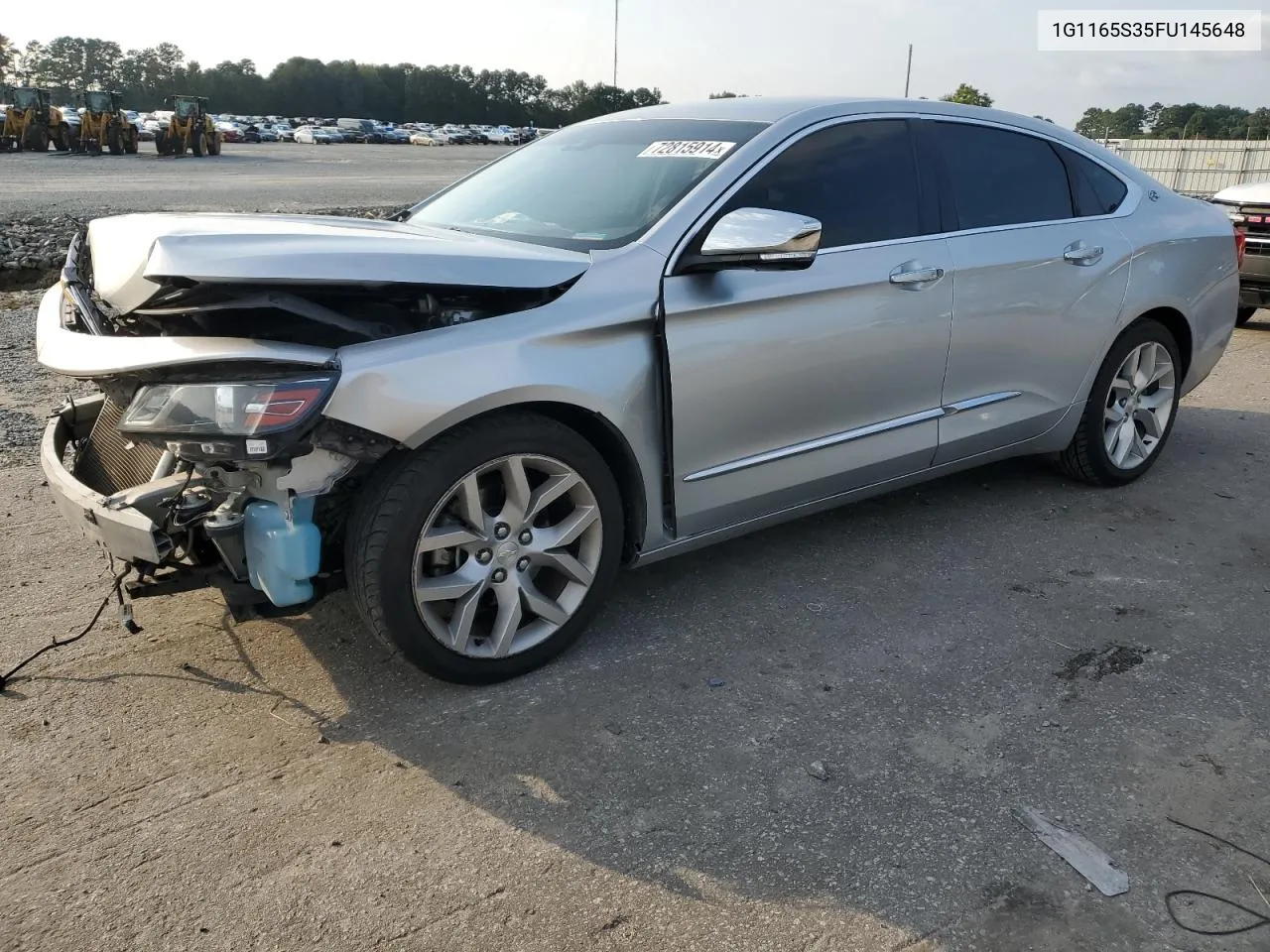 2015 Chevrolet Impala Ltz VIN: 1G1165S35FU145648 Lot: 72815914