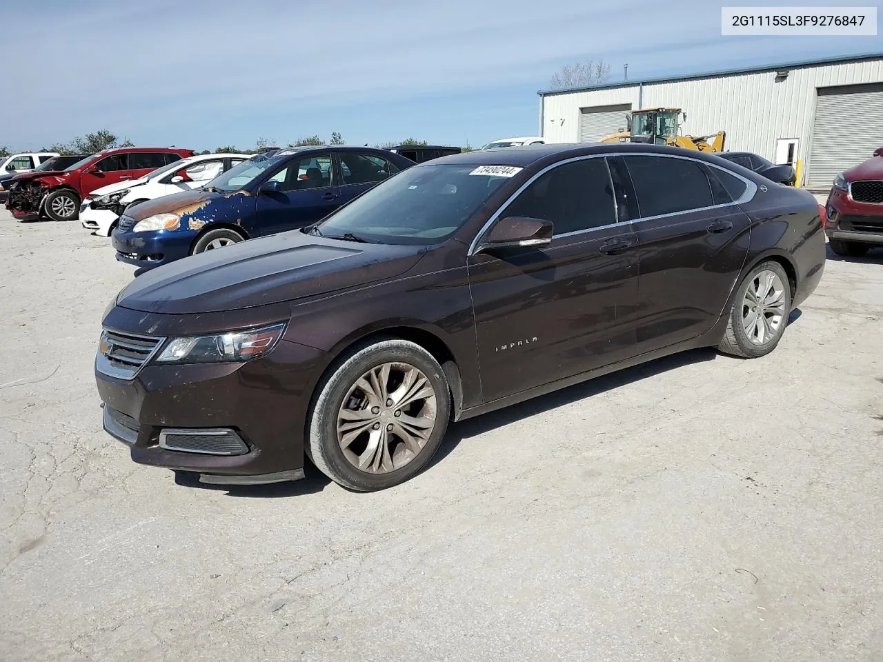 2015 Chevrolet Impala Lt VIN: 2G1115SL3F9276847 Lot: 73490244