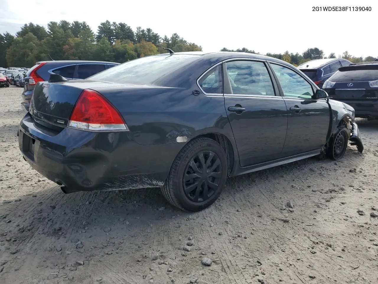 2015 Chevrolet Impala Limited Police VIN: 2G1WD5E38F1139040 Lot: 73743314