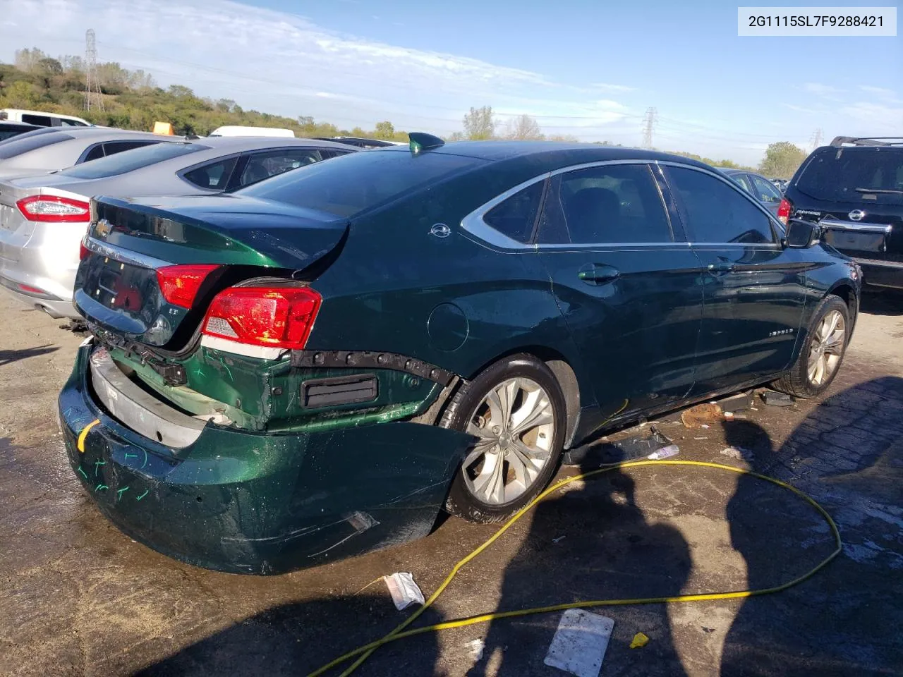 2015 Chevrolet Impala Lt VIN: 2G1115SL7F9288421 Lot: 73748494