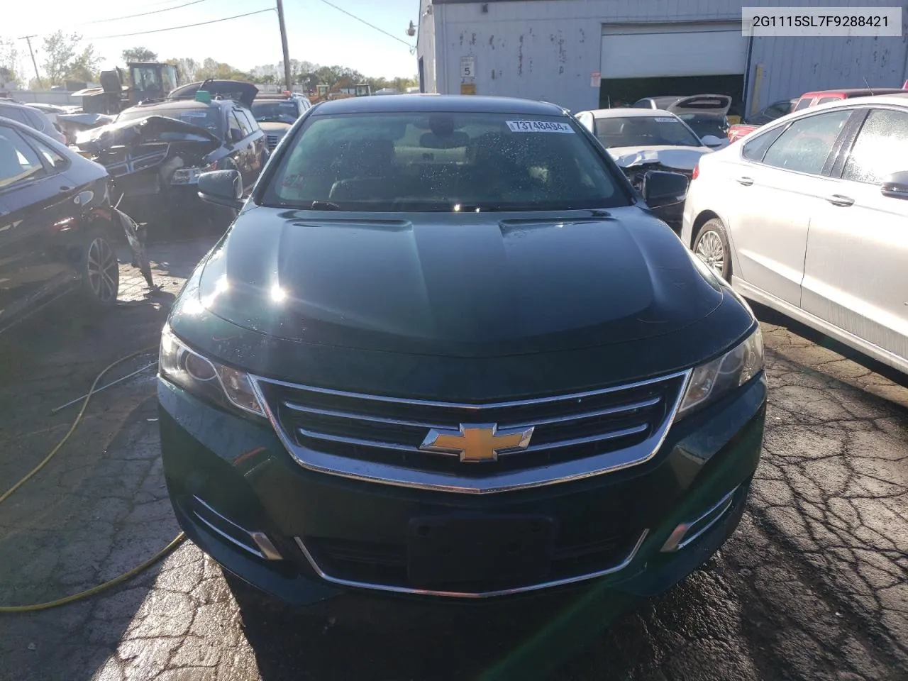 2015 Chevrolet Impala Lt VIN: 2G1115SL7F9288421 Lot: 73748494