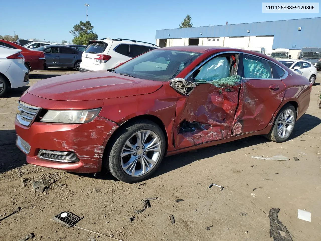 2015 Chevrolet Impala Lt VIN: 2G1125S33F9120806 Lot: 74720614