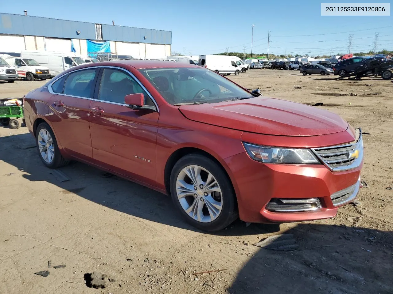 2015 Chevrolet Impala Lt VIN: 2G1125S33F9120806 Lot: 74720614