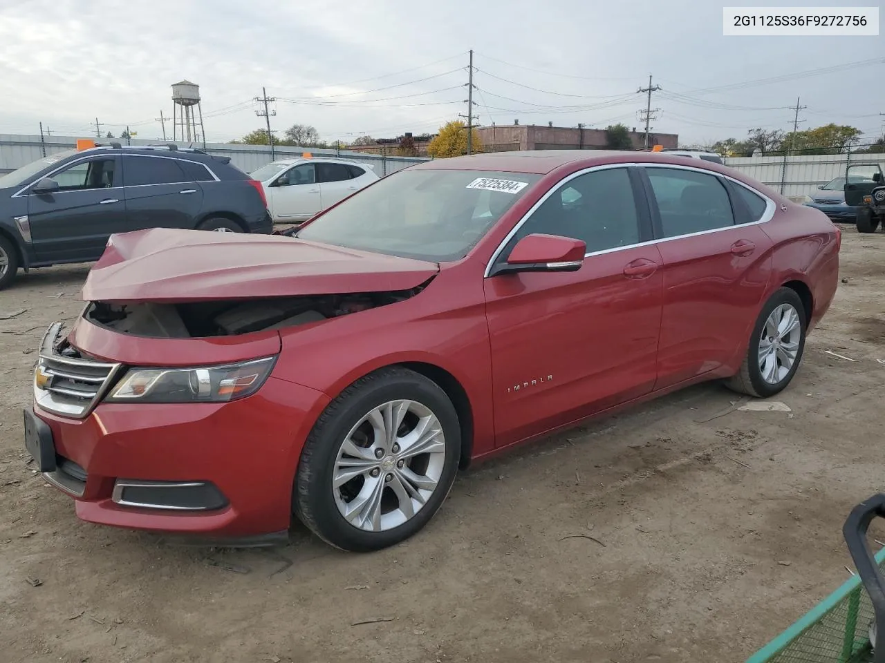 2015 Chevrolet Impala Lt VIN: 2G1125S36F9272756 Lot: 75225384