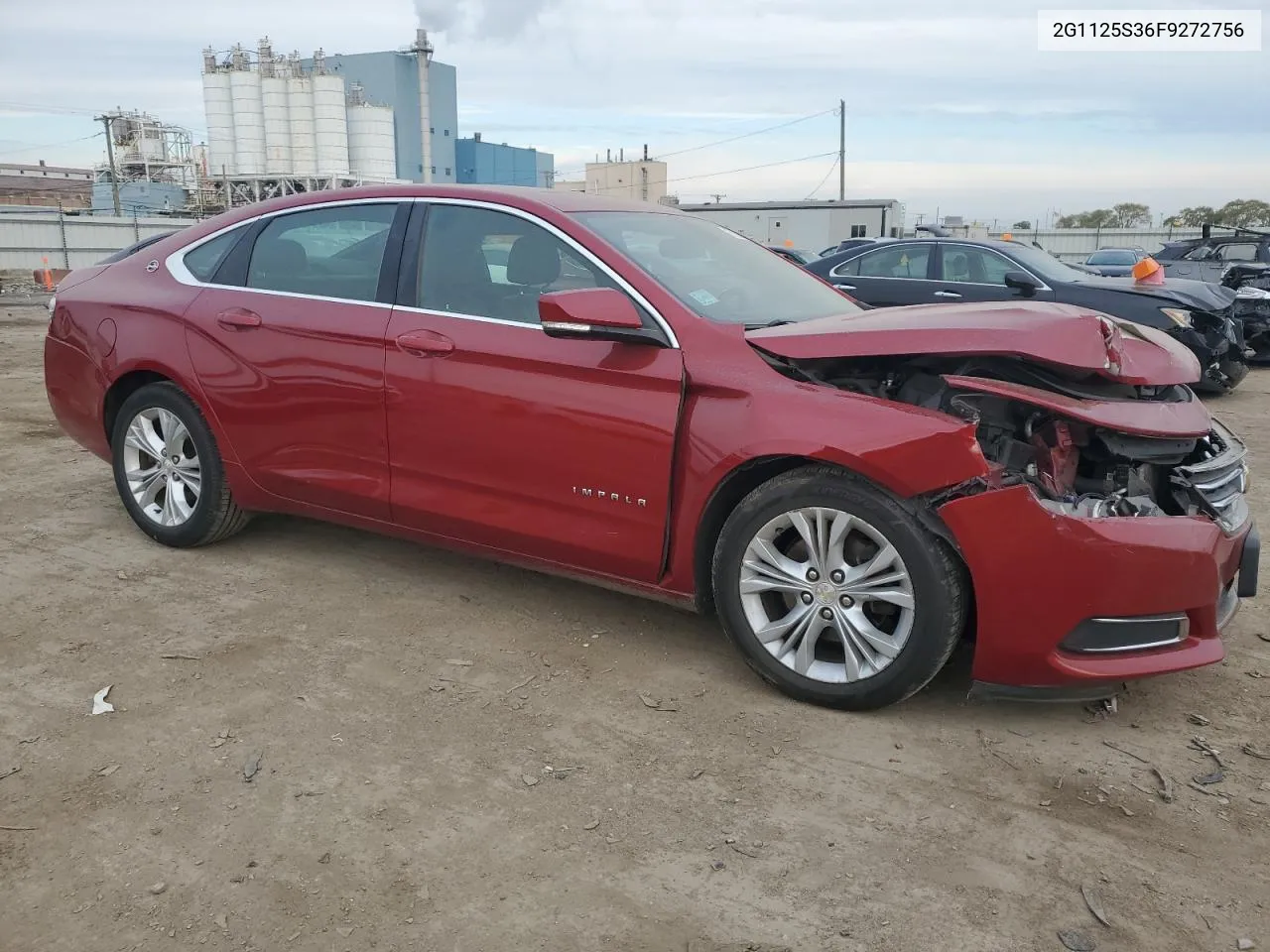 2015 Chevrolet Impala Lt VIN: 2G1125S36F9272756 Lot: 75225384