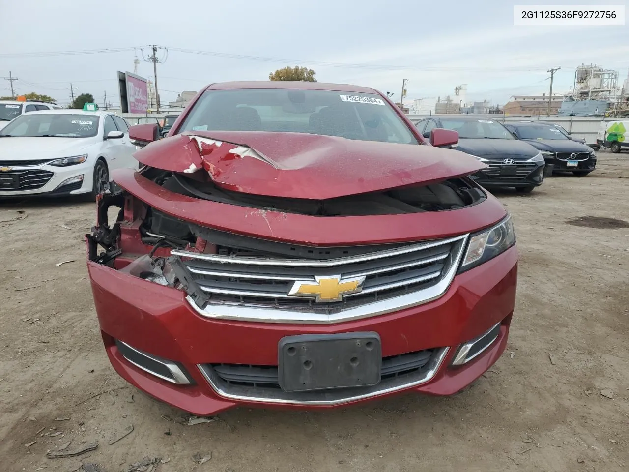 2G1125S36F9272756 2015 Chevrolet Impala Lt