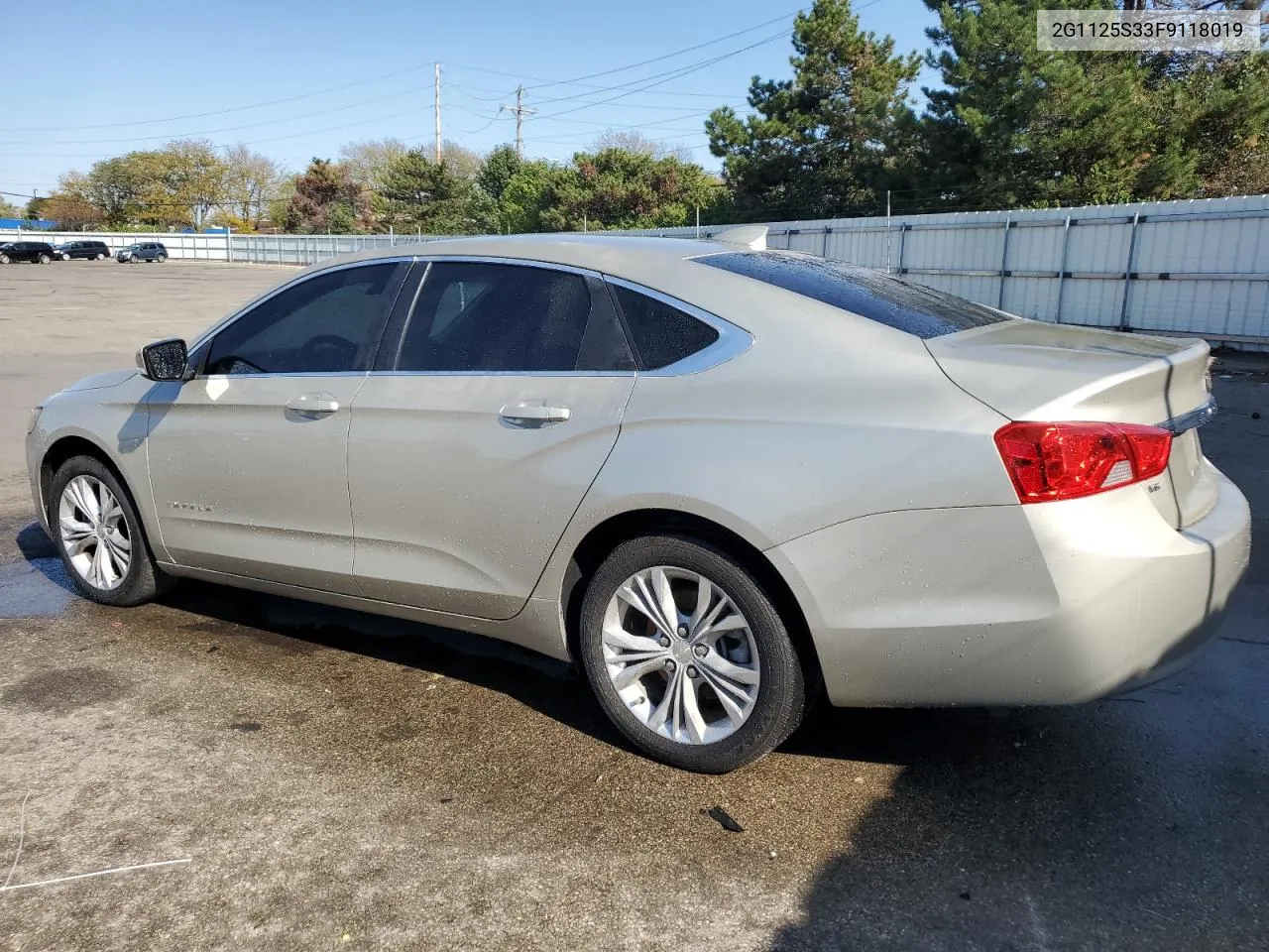 2015 Chevrolet Impala Lt VIN: 2G1125S33F9118019 Lot: 75529994