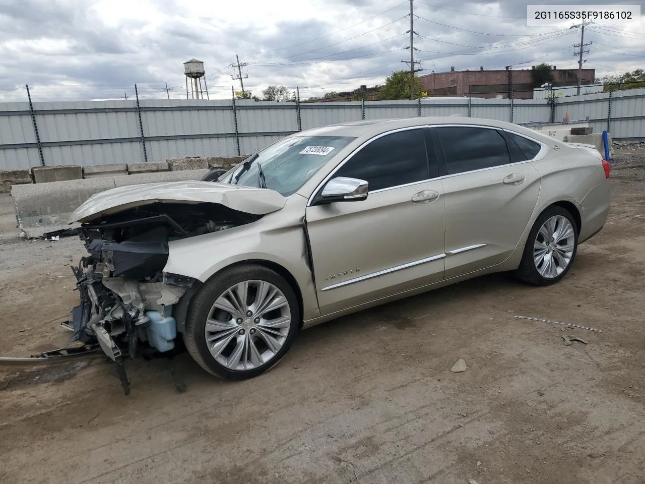 2015 Chevrolet Impala Ltz VIN: 2G1165S35F9186102 Lot: 75720094