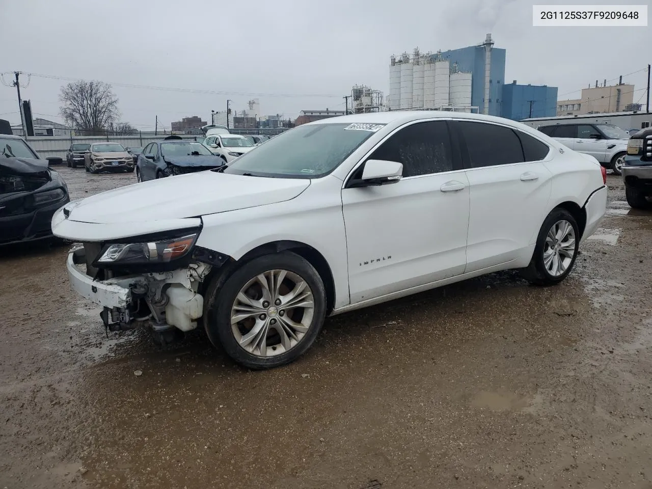 2015 Chevrolet Impala Lt VIN: 2G1125S37F9209648 Lot: 75999574