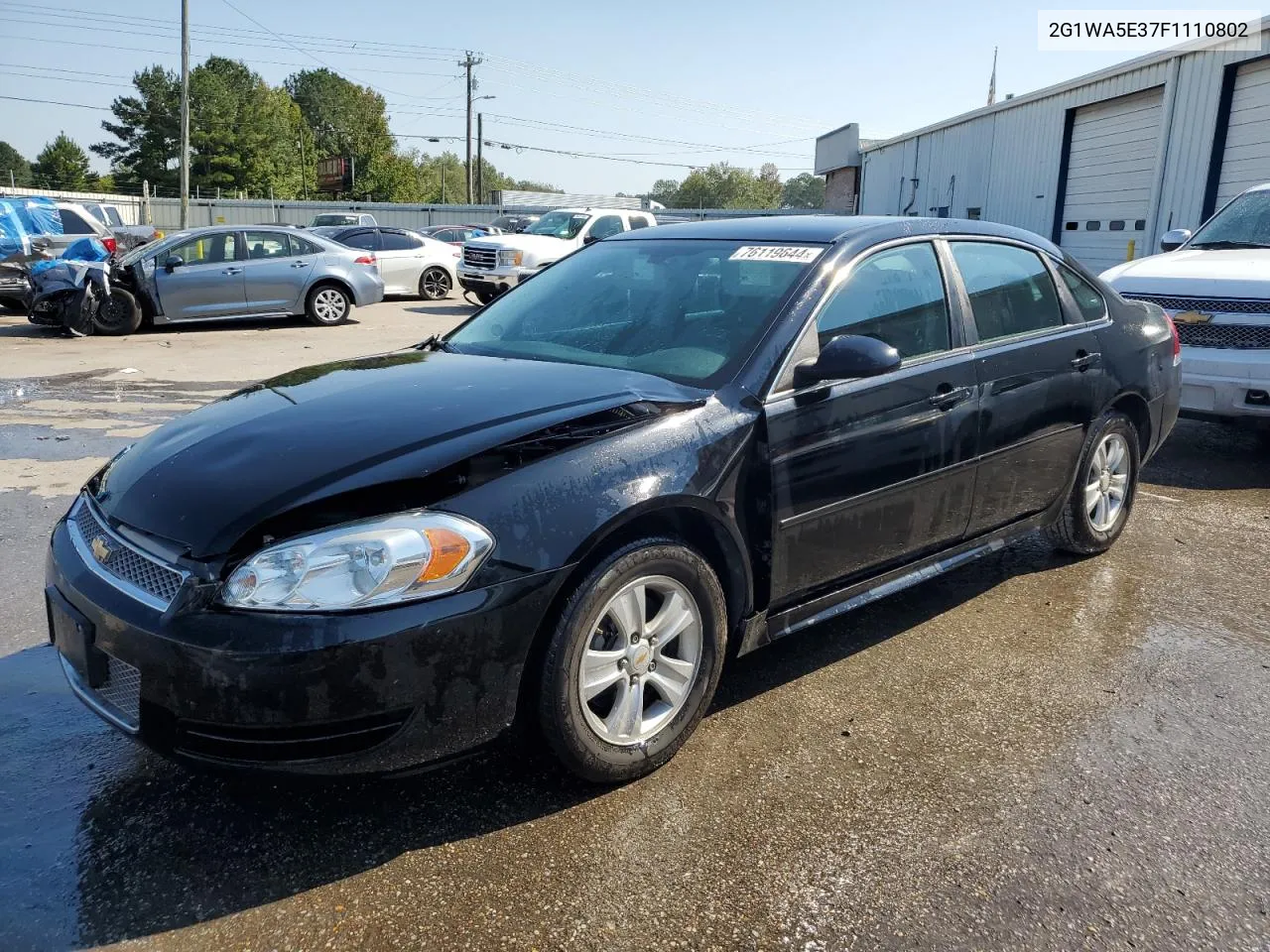 2015 Chevrolet Impala Limited Ls VIN: 2G1WA5E37F1110802 Lot: 76119644