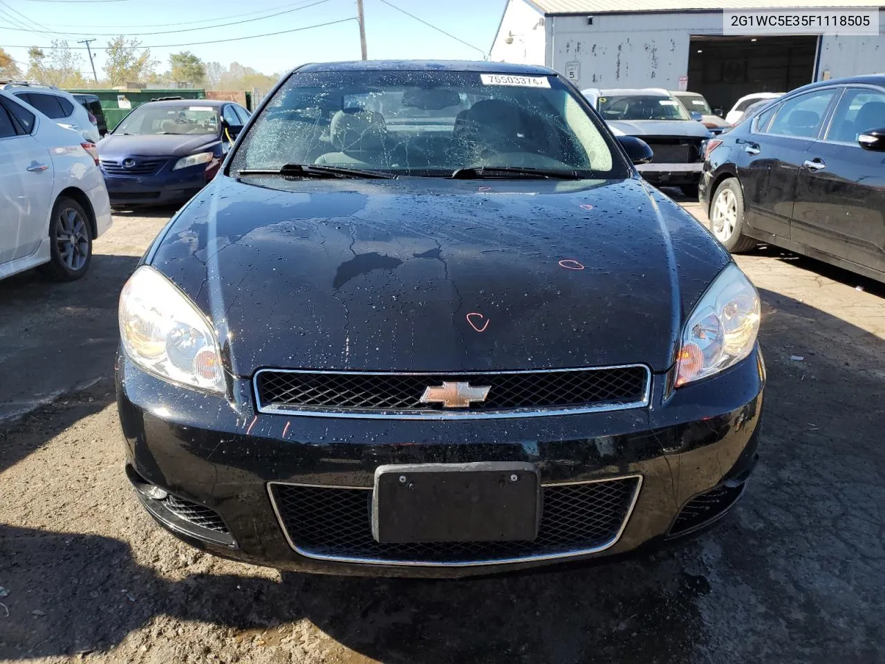 2G1WC5E35F1118505 2015 Chevrolet Impala Limited Ltz