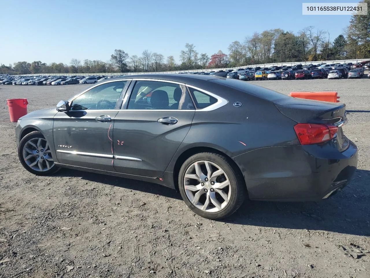 1G1165S38FU122431 2015 Chevrolet Impala Ltz