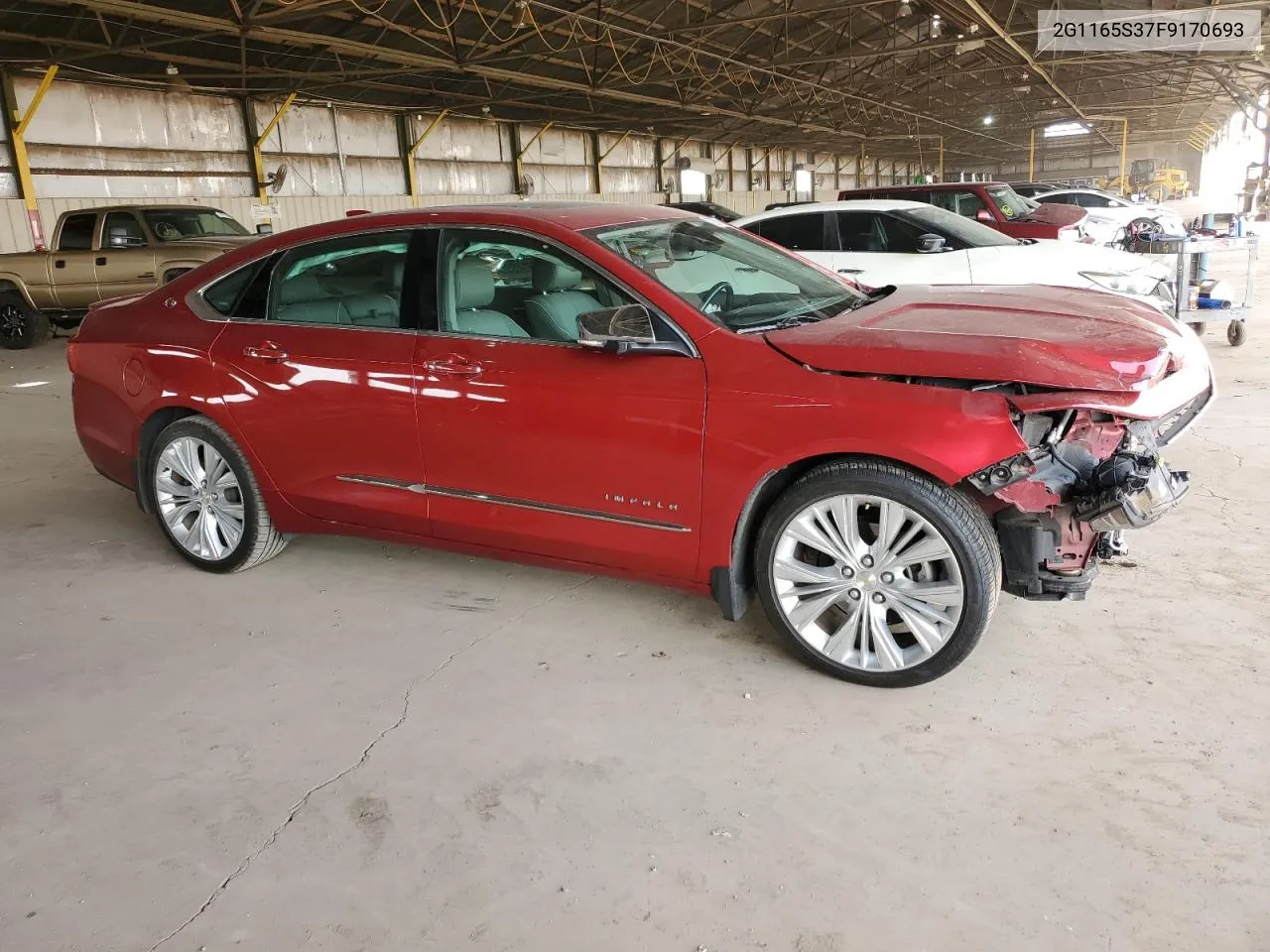 2015 Chevrolet Impala Ltz VIN: 2G1165S37F9170693 Lot: 77038334