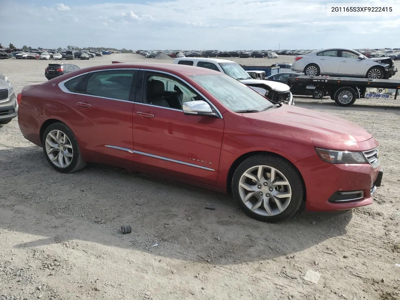 2015 Chevrolet Impala Ltz VIN: 2G1165S3XF9222415 Lot: 77683764