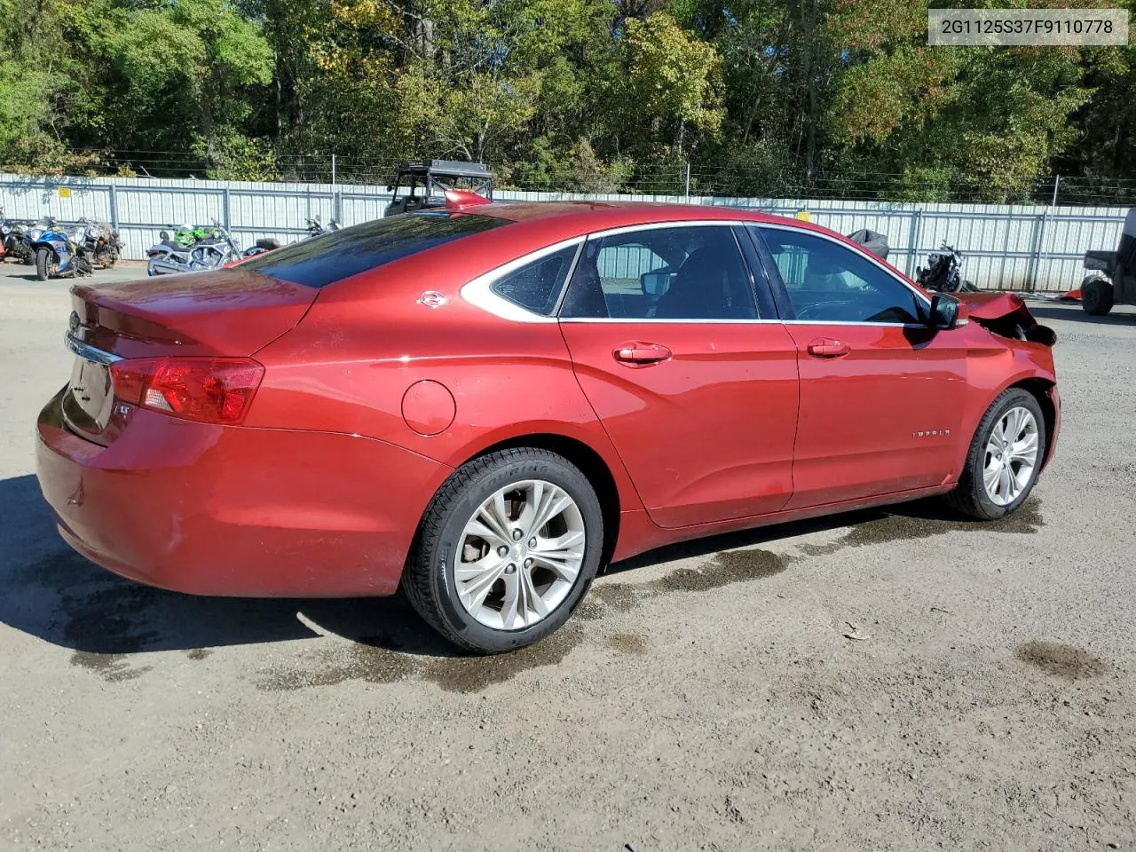 2015 Chevrolet Impala Lt VIN: 2G1125S37F9110778 Lot: 77814234