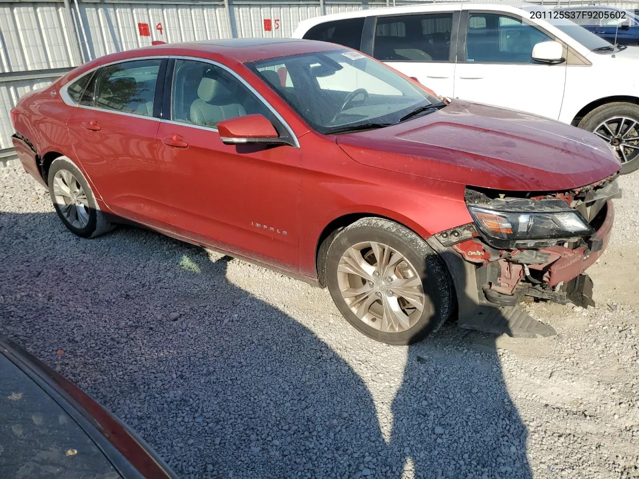 2015 Chevrolet Impala Lt VIN: 2G1125S37F9205602 Lot: 77840494