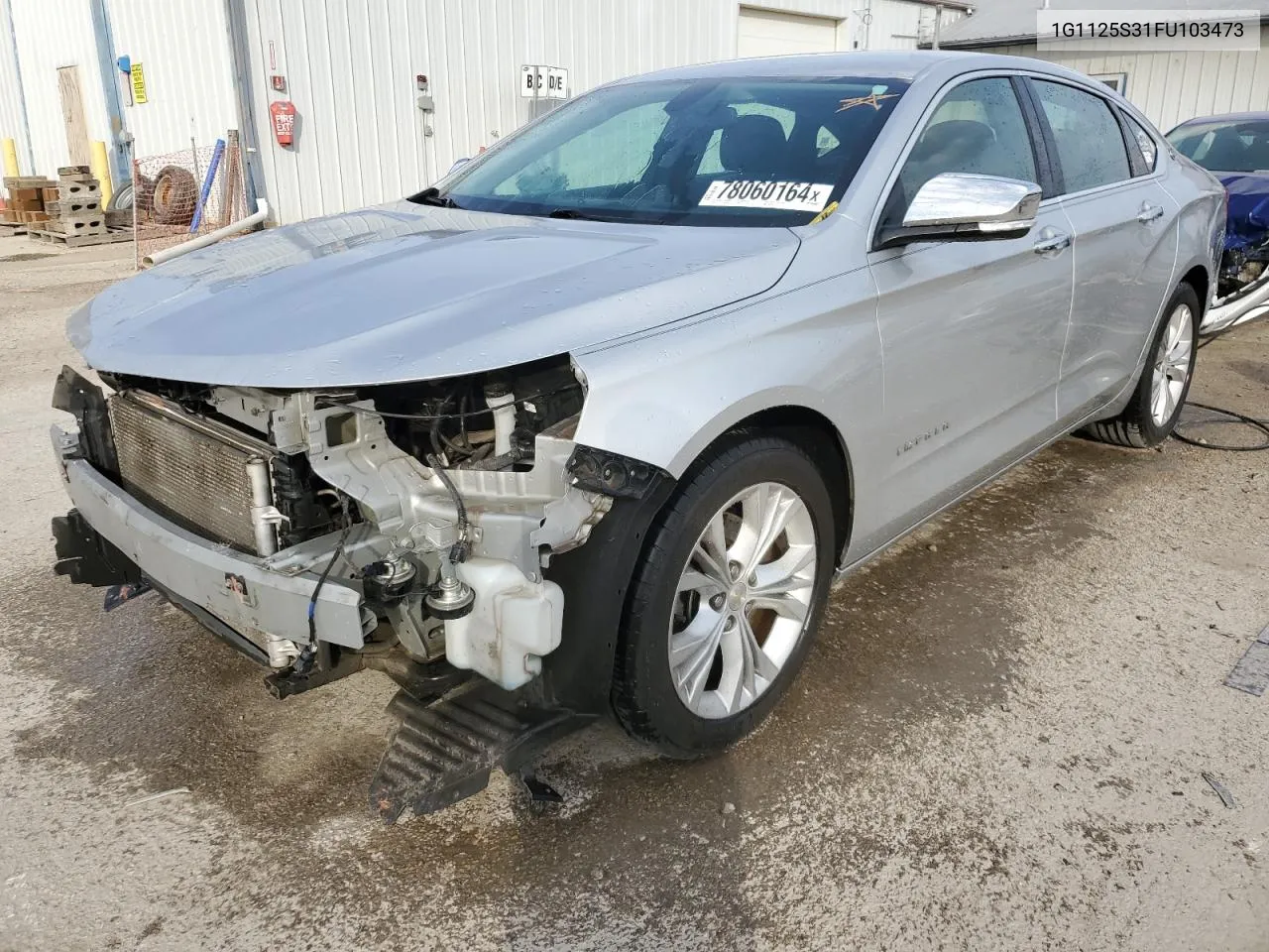 2015 Chevrolet Impala Lt VIN: 1G1125S31FU103473 Lot: 78060164