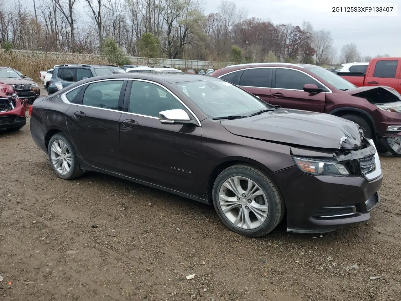 2015 Chevrolet Impala Lt VIN: 2G1125S3XF9133407 Lot: 78776584