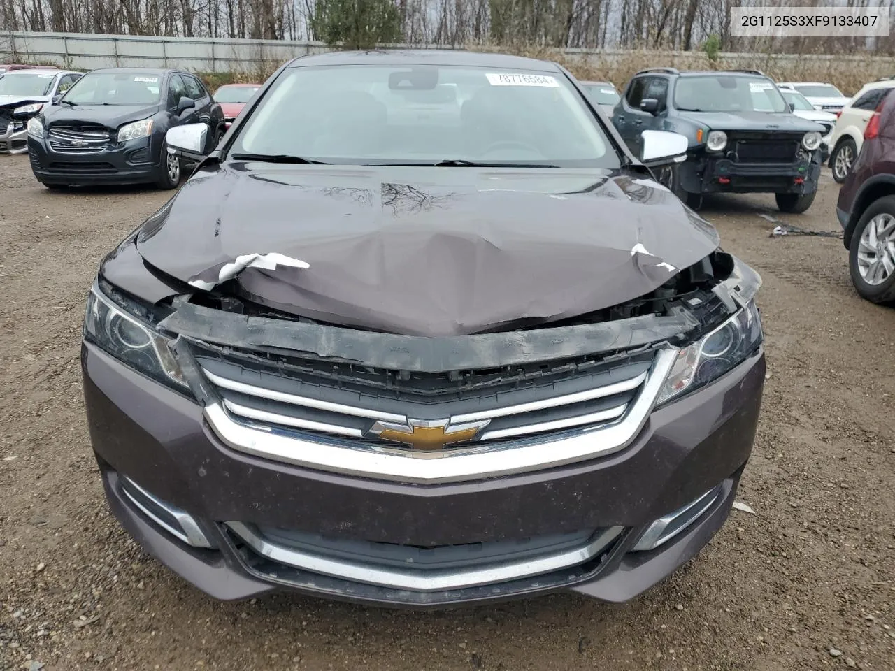 2015 Chevrolet Impala Lt VIN: 2G1125S3XF9133407 Lot: 78776584