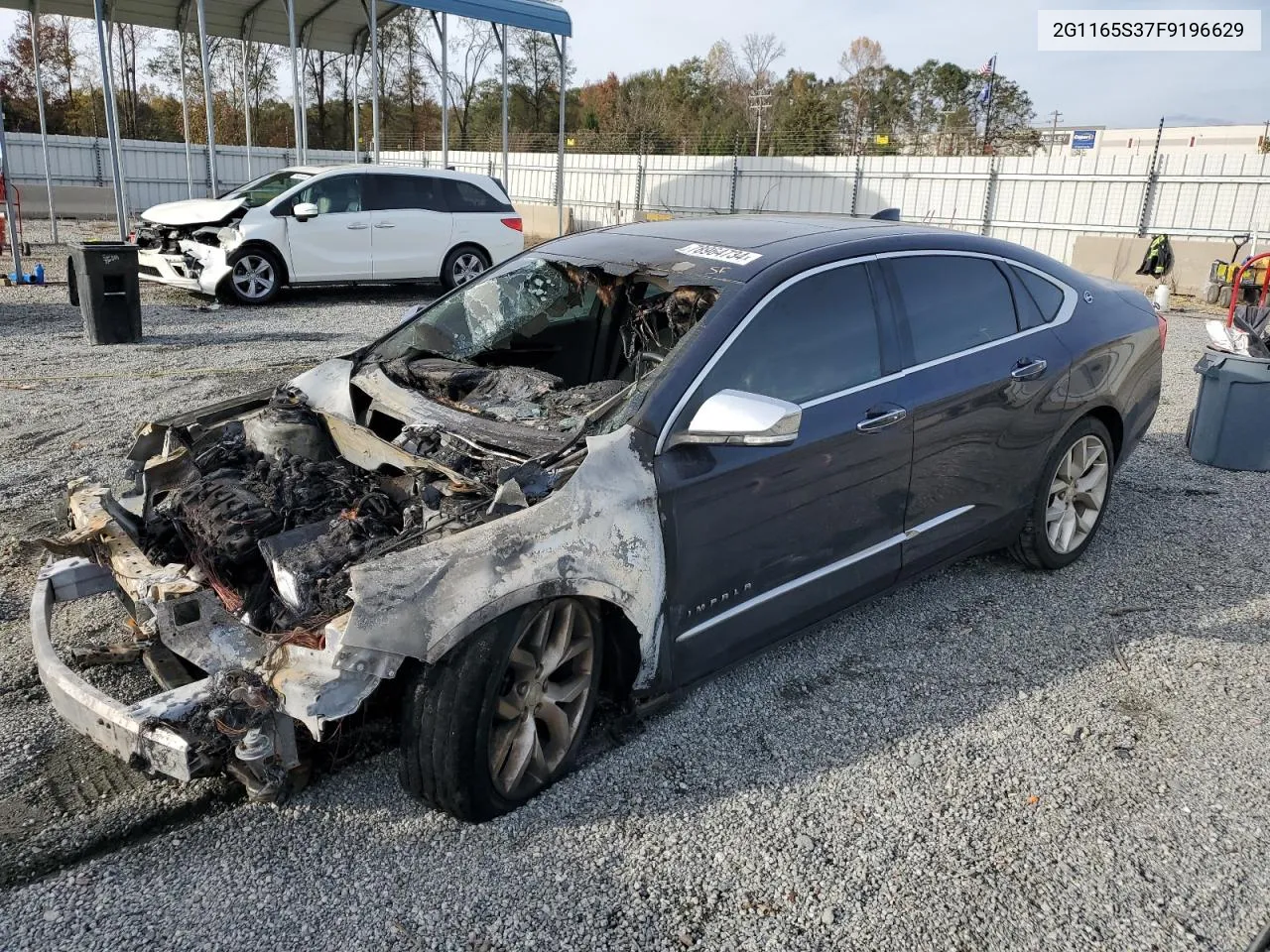 2015 Chevrolet Impala Ltz VIN: 2G1165S37F9196629 Lot: 78964734