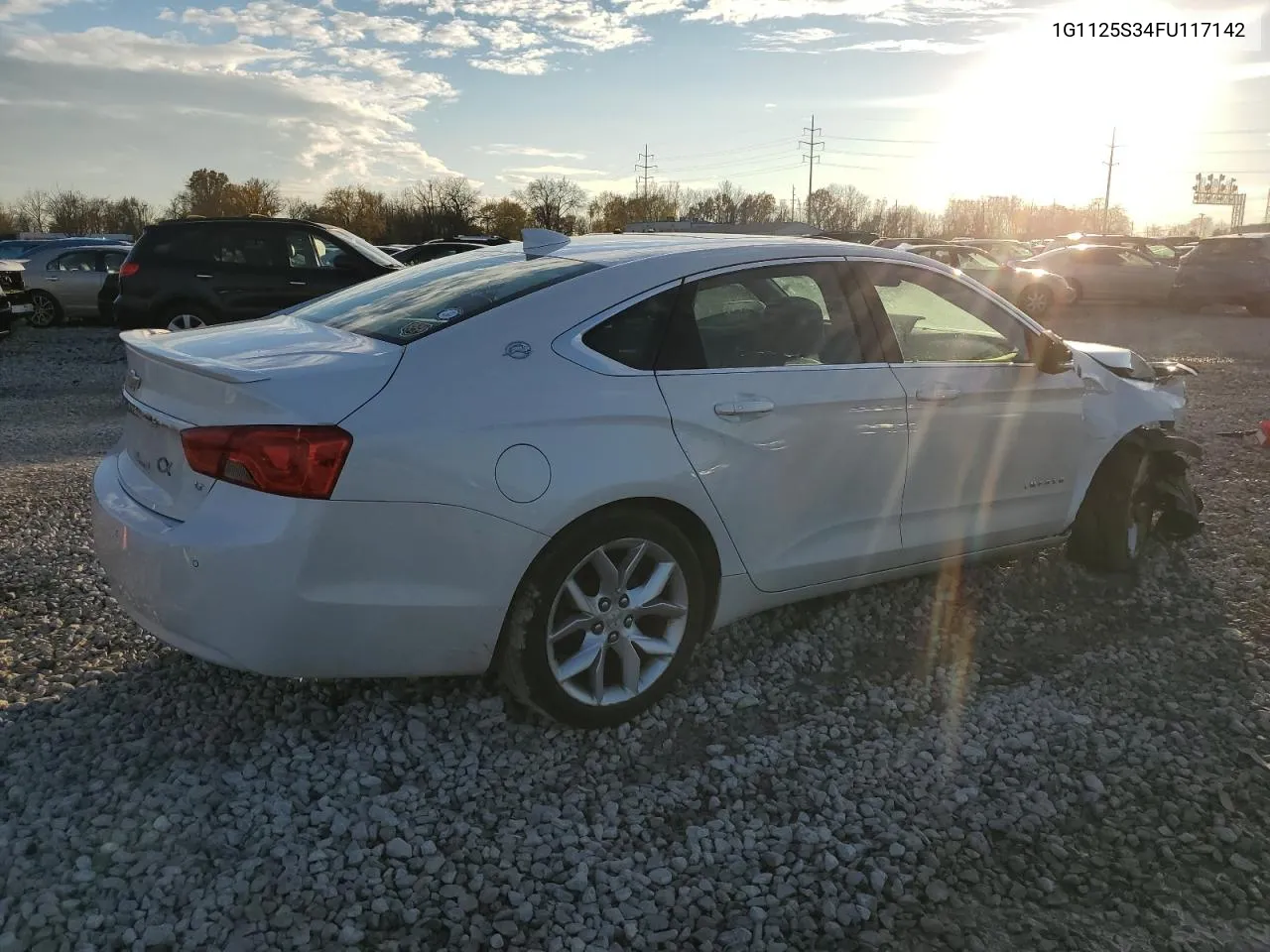 2015 Chevrolet Impala Lt VIN: 1G1125S34FU117142 Lot: 79428204