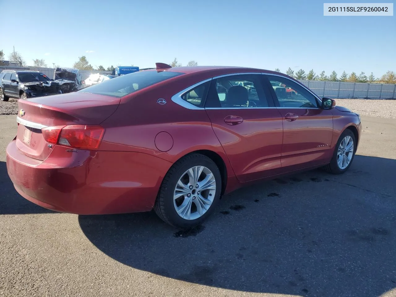 2015 Chevrolet Impala Lt VIN: 2G1115SL2F9260042 Lot: 80199404