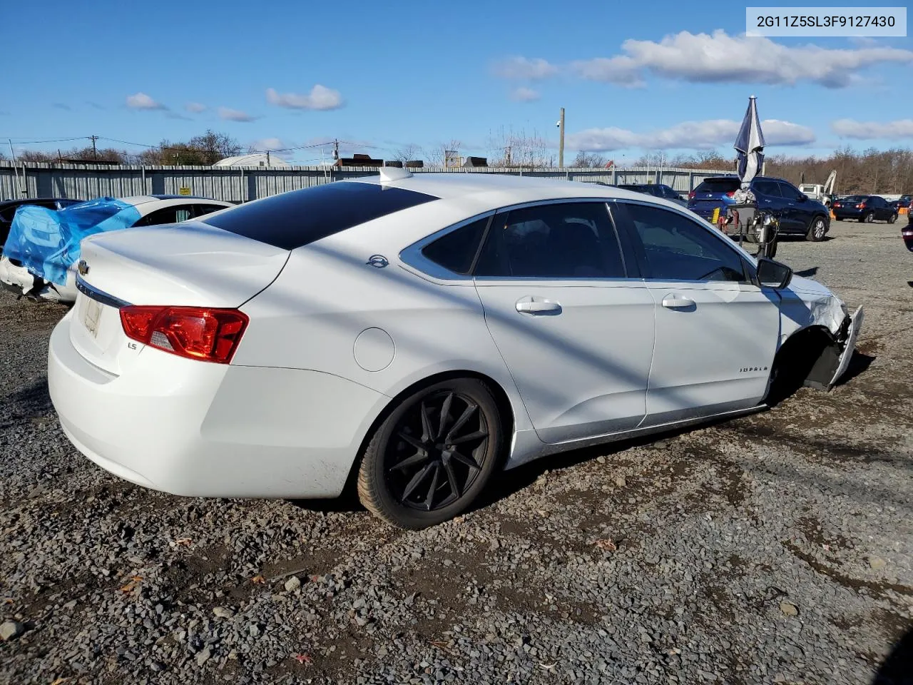 2015 Chevrolet Impala Ls VIN: 2G11Z5SL3F9127430 Lot: 80351394