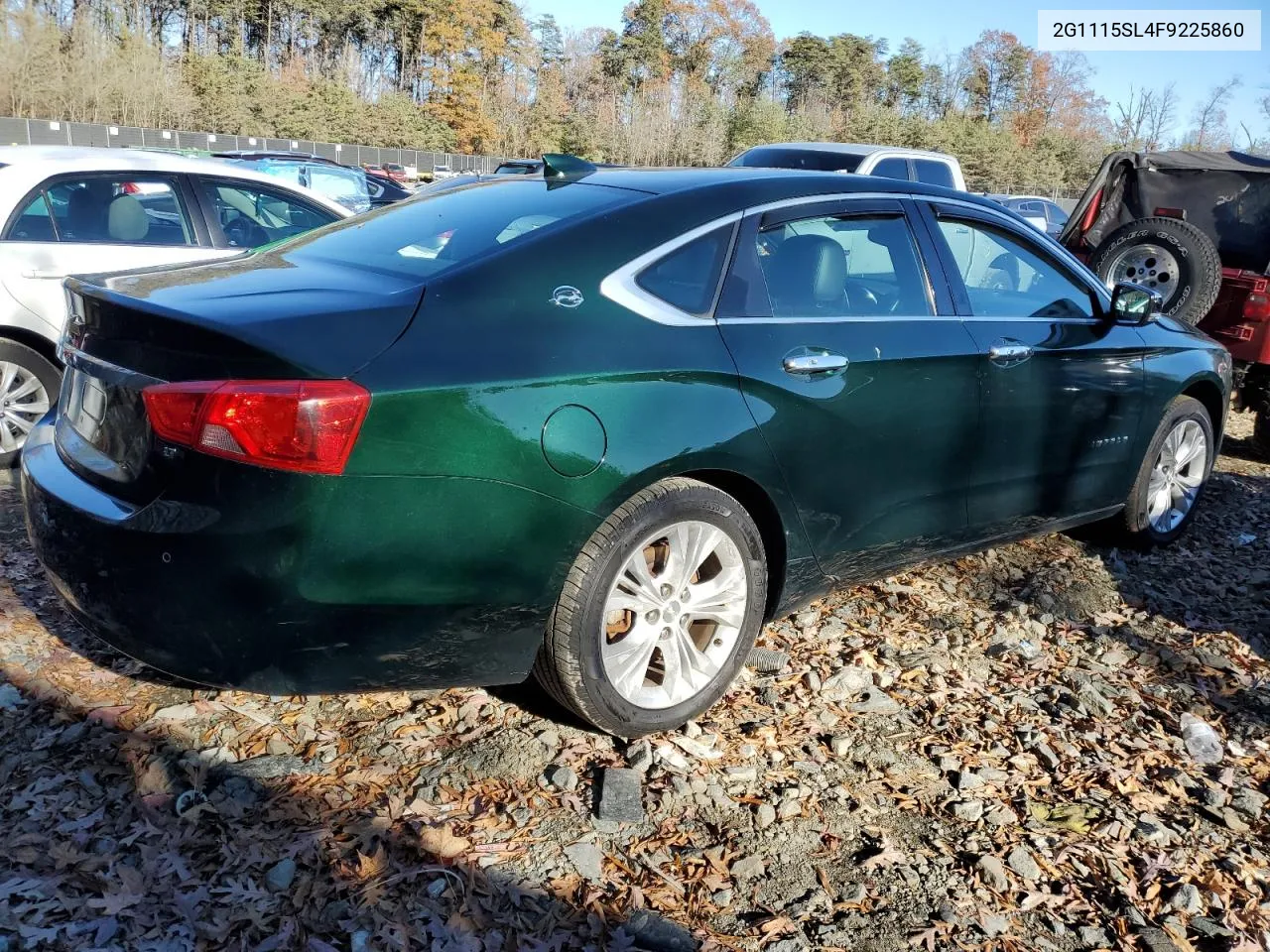 2015 Chevrolet Impala Lt VIN: 2G1115SL4F9225860 Lot: 80547434