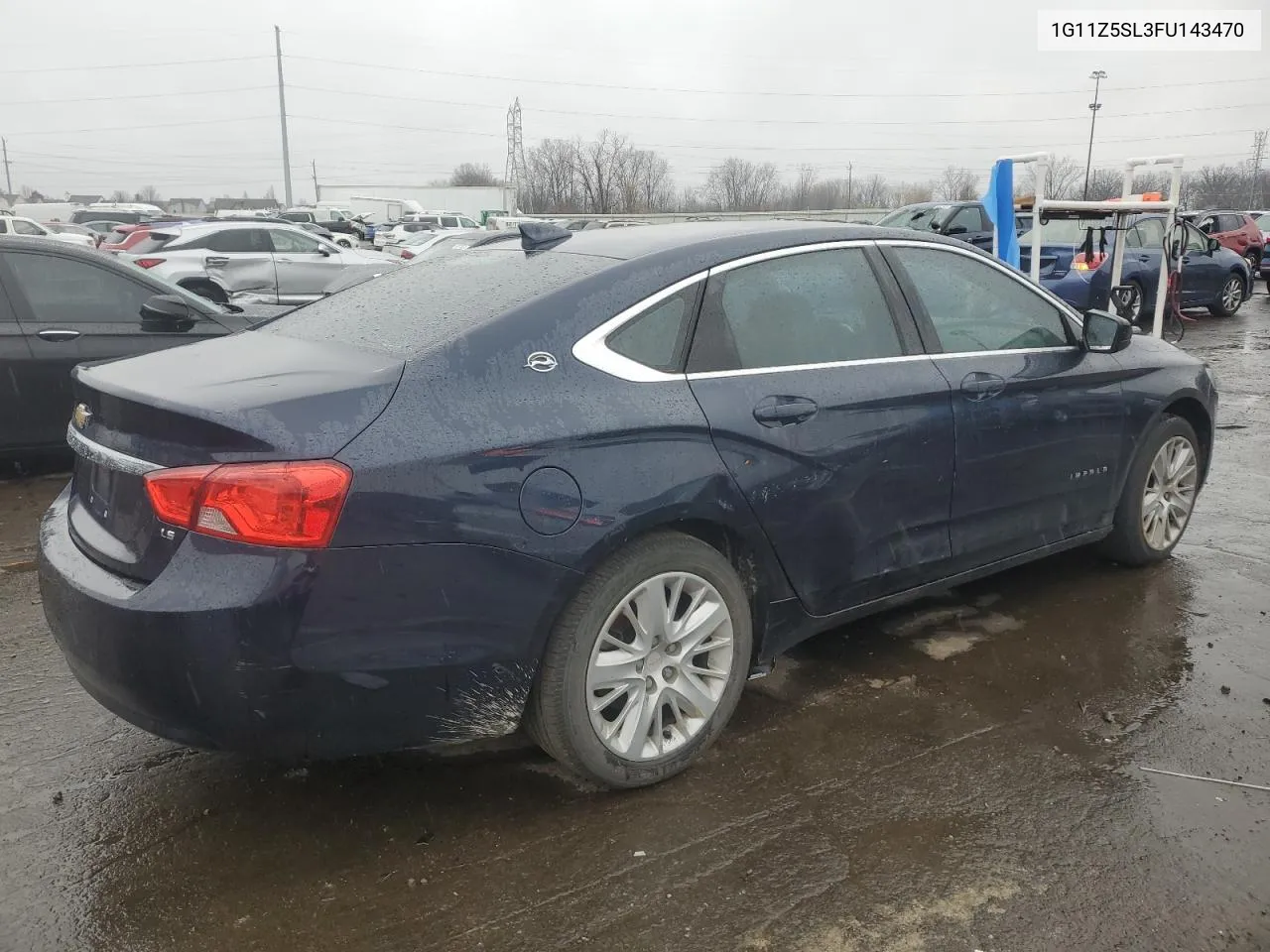 2015 Chevrolet Impala Ls VIN: 1G11Z5SL3FU143470 Lot: 80650484