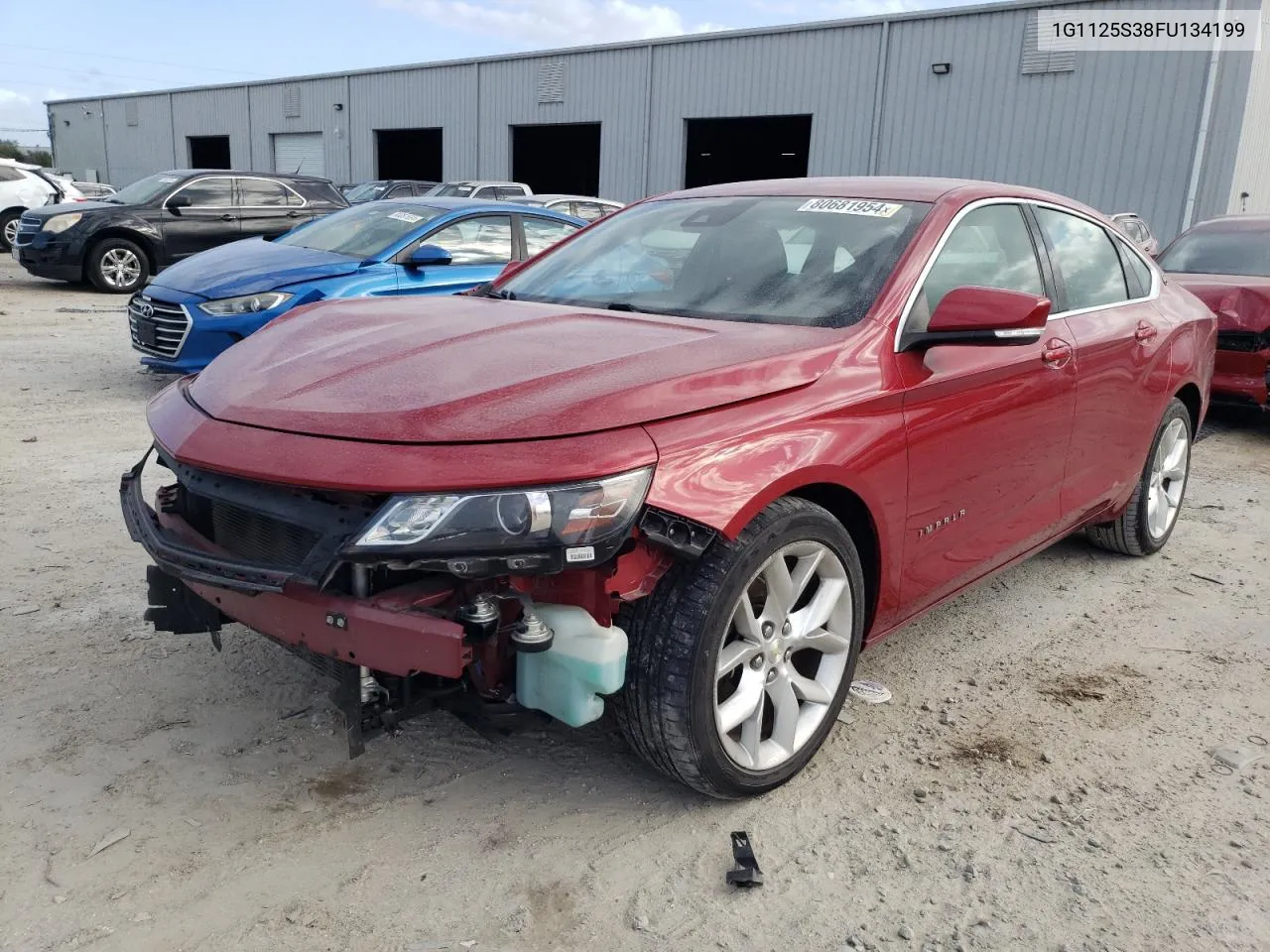 2015 Chevrolet Impala Lt VIN: 1G1125S38FU134199 Lot: 80681954