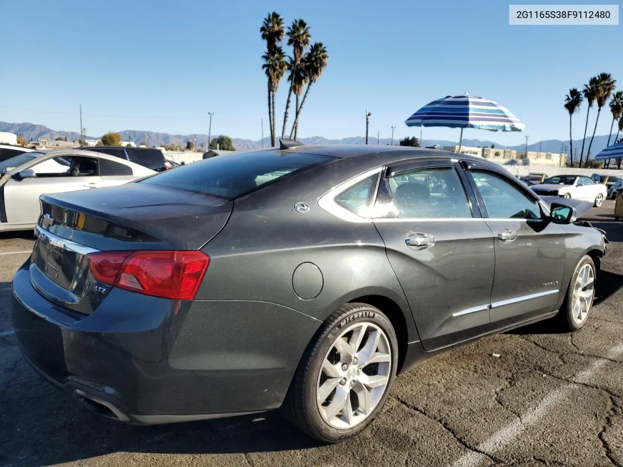 2015 Chevrolet Impala Ltz VIN: 2G1165S38F9112480 Lot: 81200784