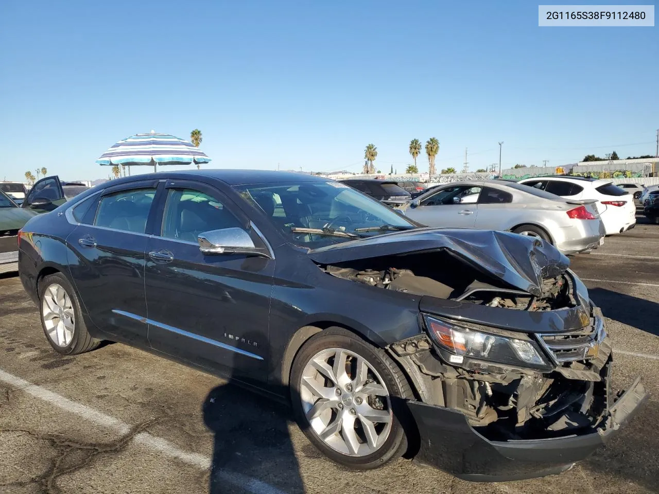 2015 Chevrolet Impala Ltz VIN: 2G1165S38F9112480 Lot: 81200784