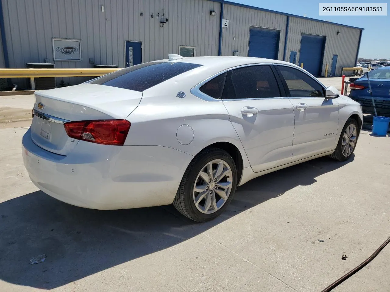 2G1105SA6G9183551 2016 Chevrolet Impala Lt