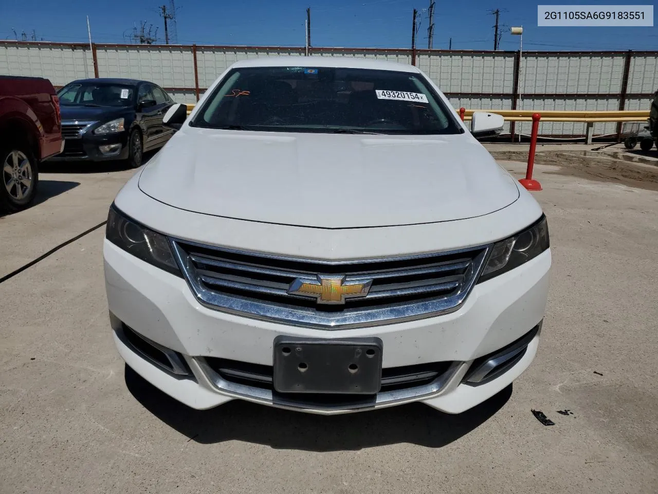 2G1105SA6G9183551 2016 Chevrolet Impala Lt