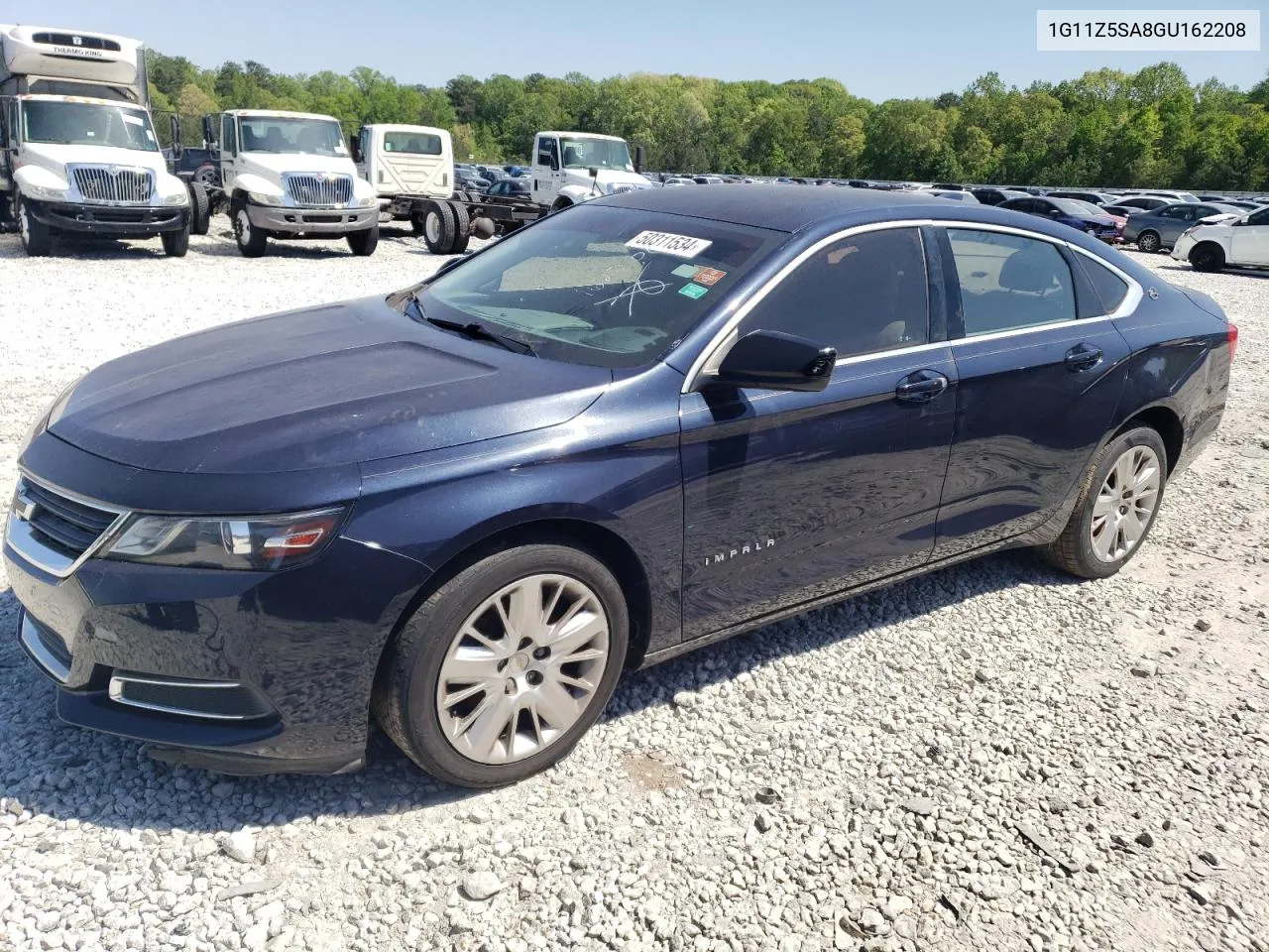 1G11Z5SA8GU162208 2016 Chevrolet Impala Ls