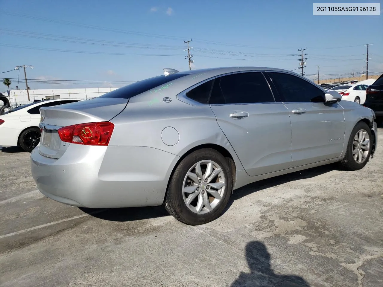 2016 Chevrolet Impala Lt VIN: 2G1105SA5G9196128 Lot: 52418034