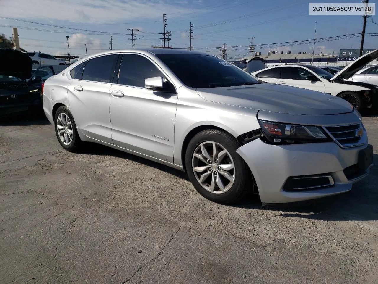 2016 Chevrolet Impala Lt VIN: 2G1105SA5G9196128 Lot: 52418034