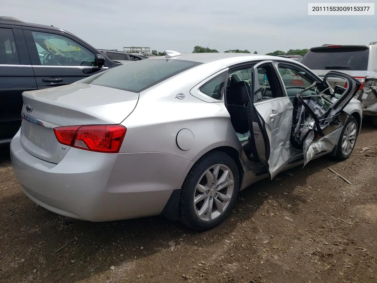 2016 Chevrolet Impala Lt VIN: 2G1115S30G9153377 Lot: 57441144