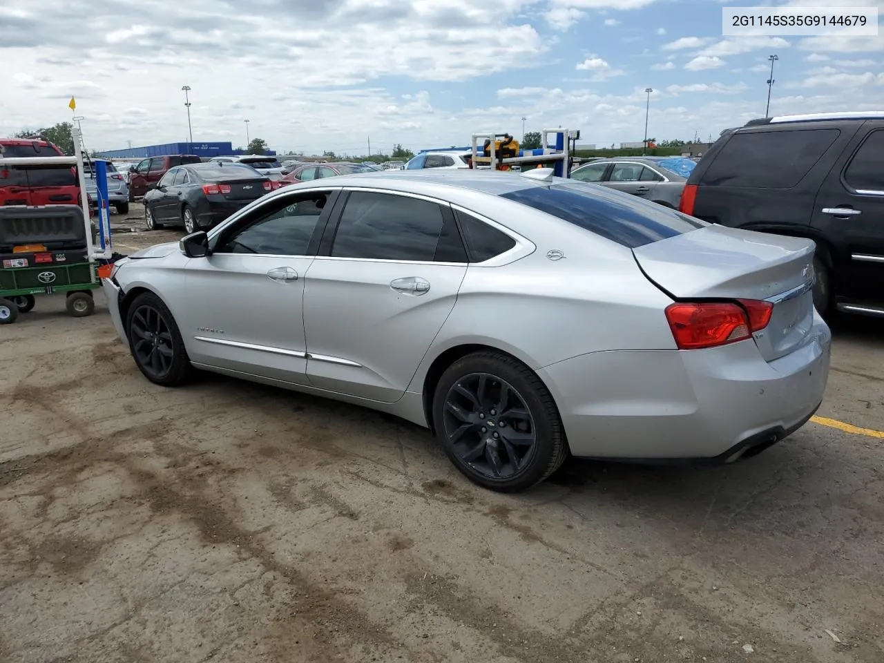 2016 Chevrolet Impala Ltz VIN: 2G1145S35G9144679 Lot: 57811054